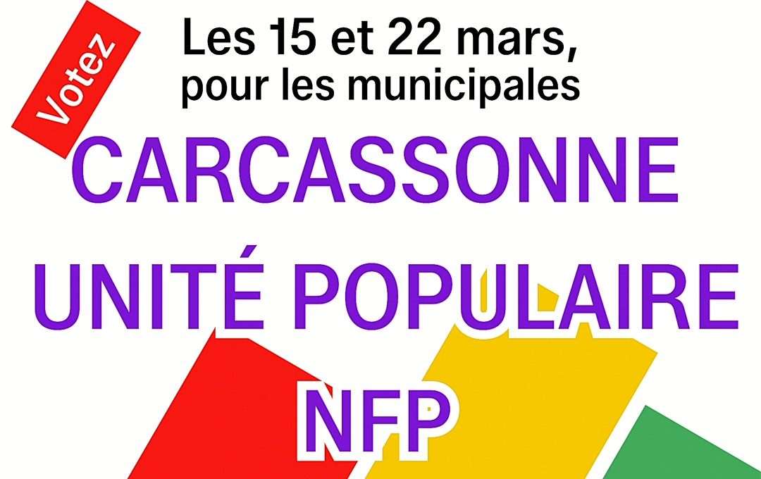 Carcassonne Unité Populaire, le programme.
